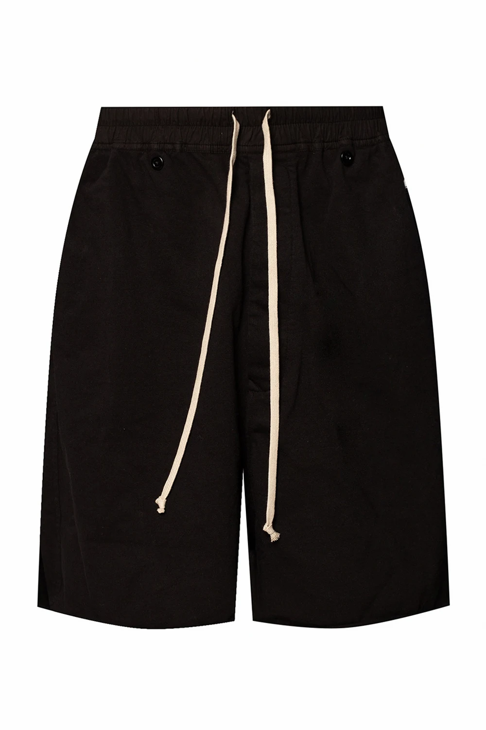Raw-edge sweat shorts