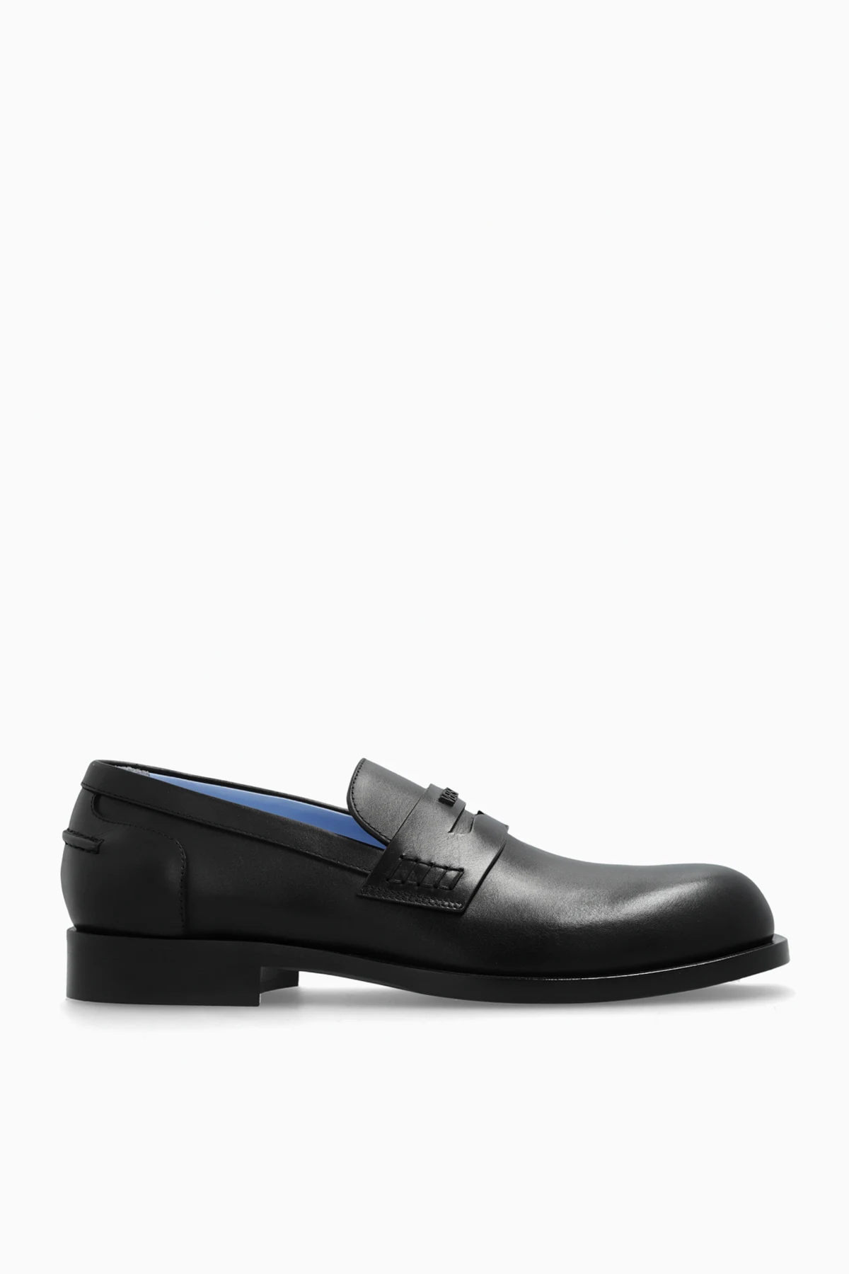 BLACK Shoes Adriano type loafers