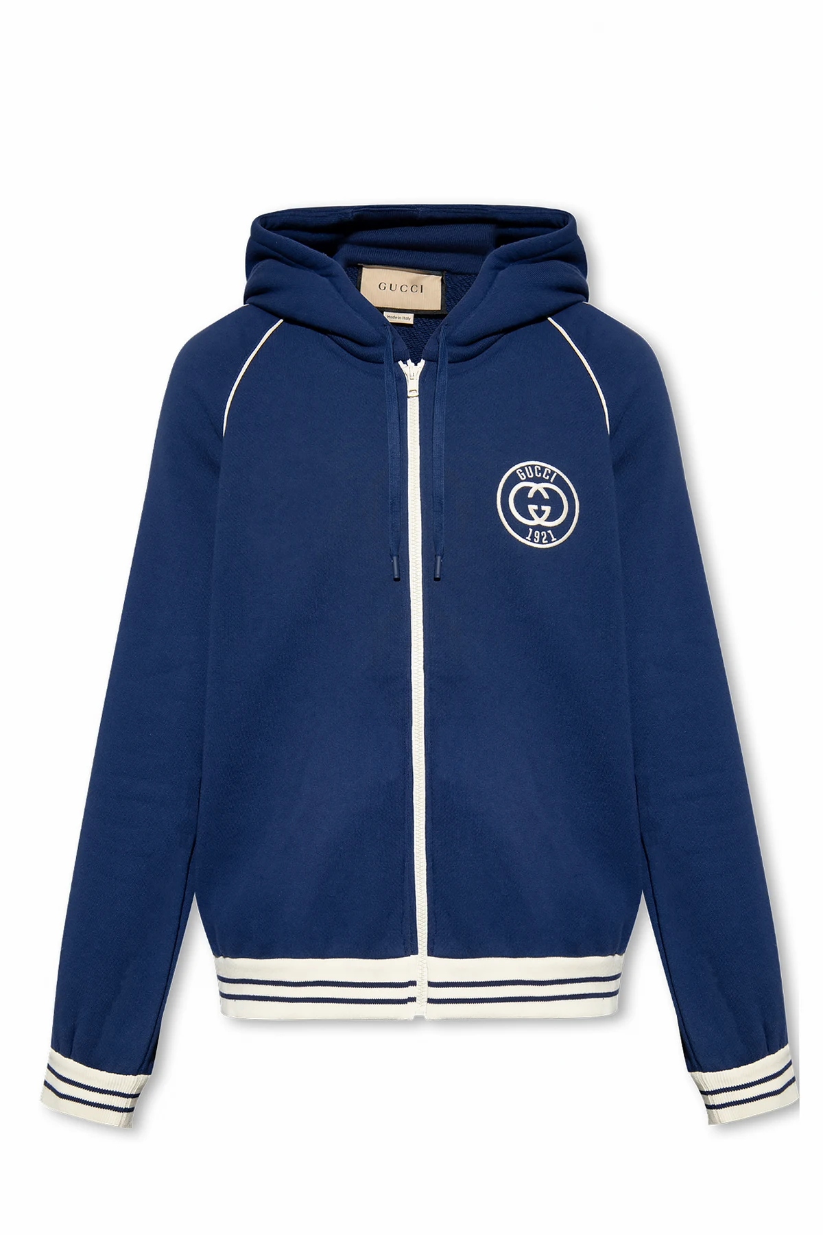 Logo-embroidered hoodie