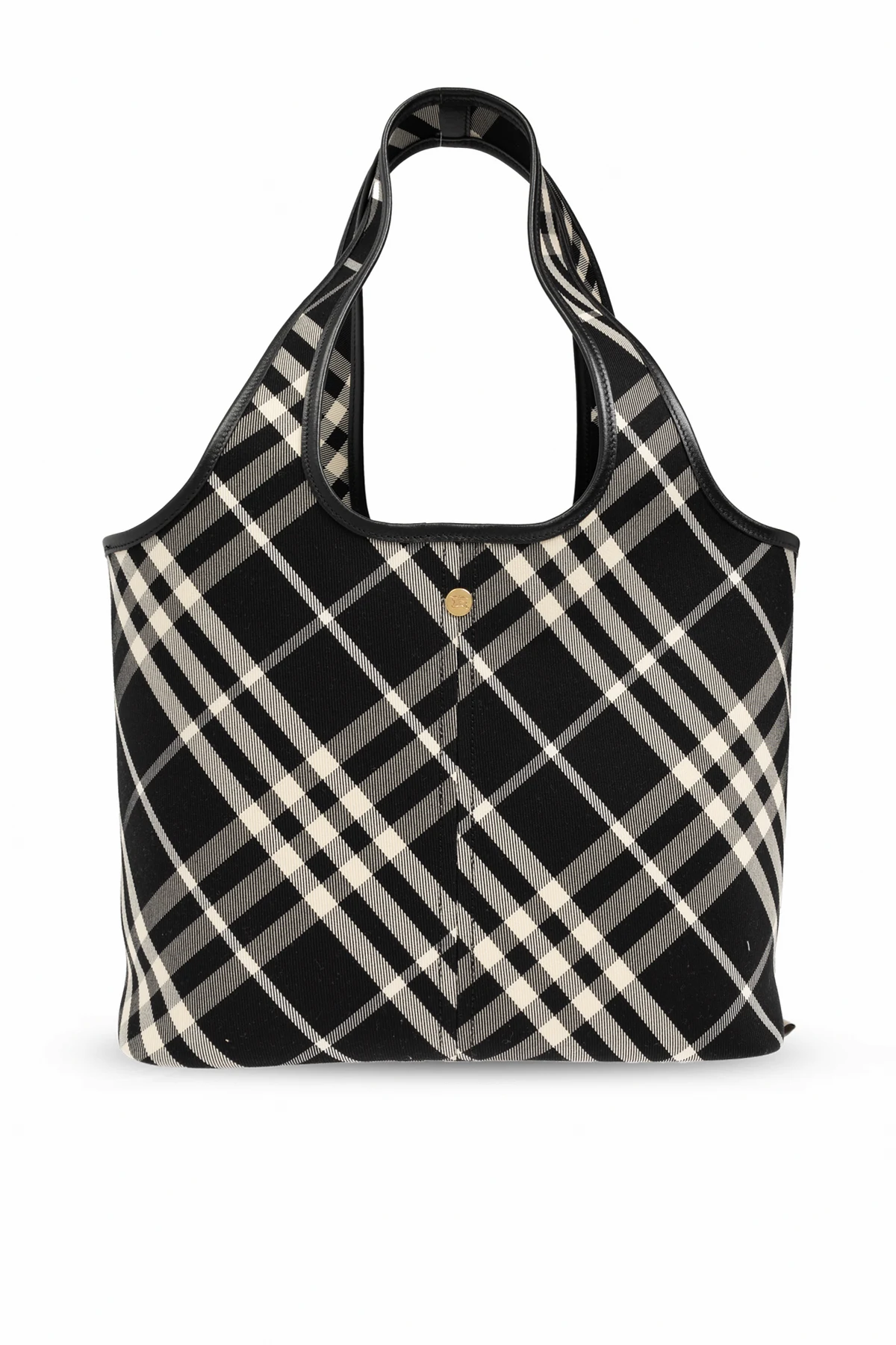 BLACK Cotton tote bag