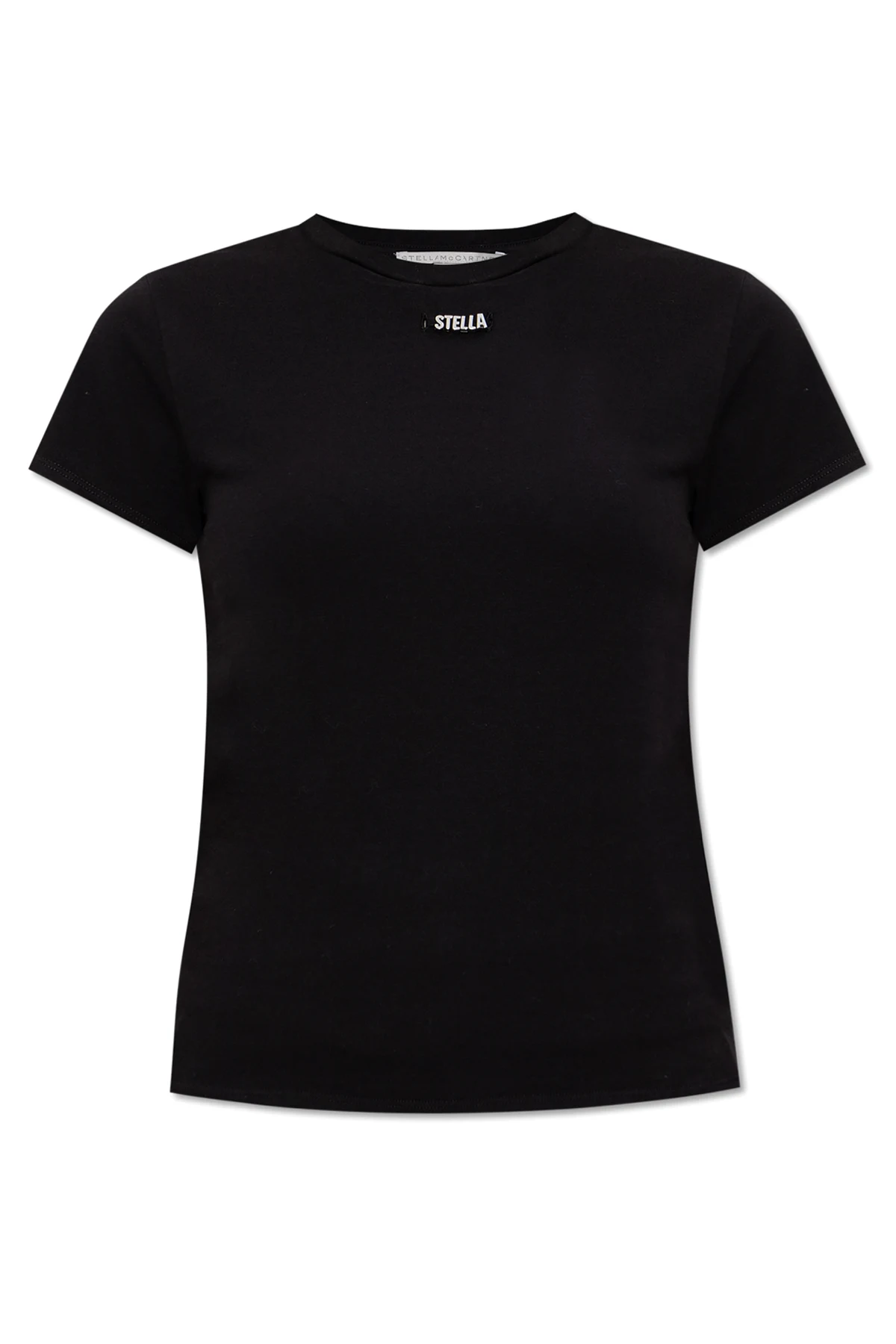 T-shirt z aplikacją w kształcie logo