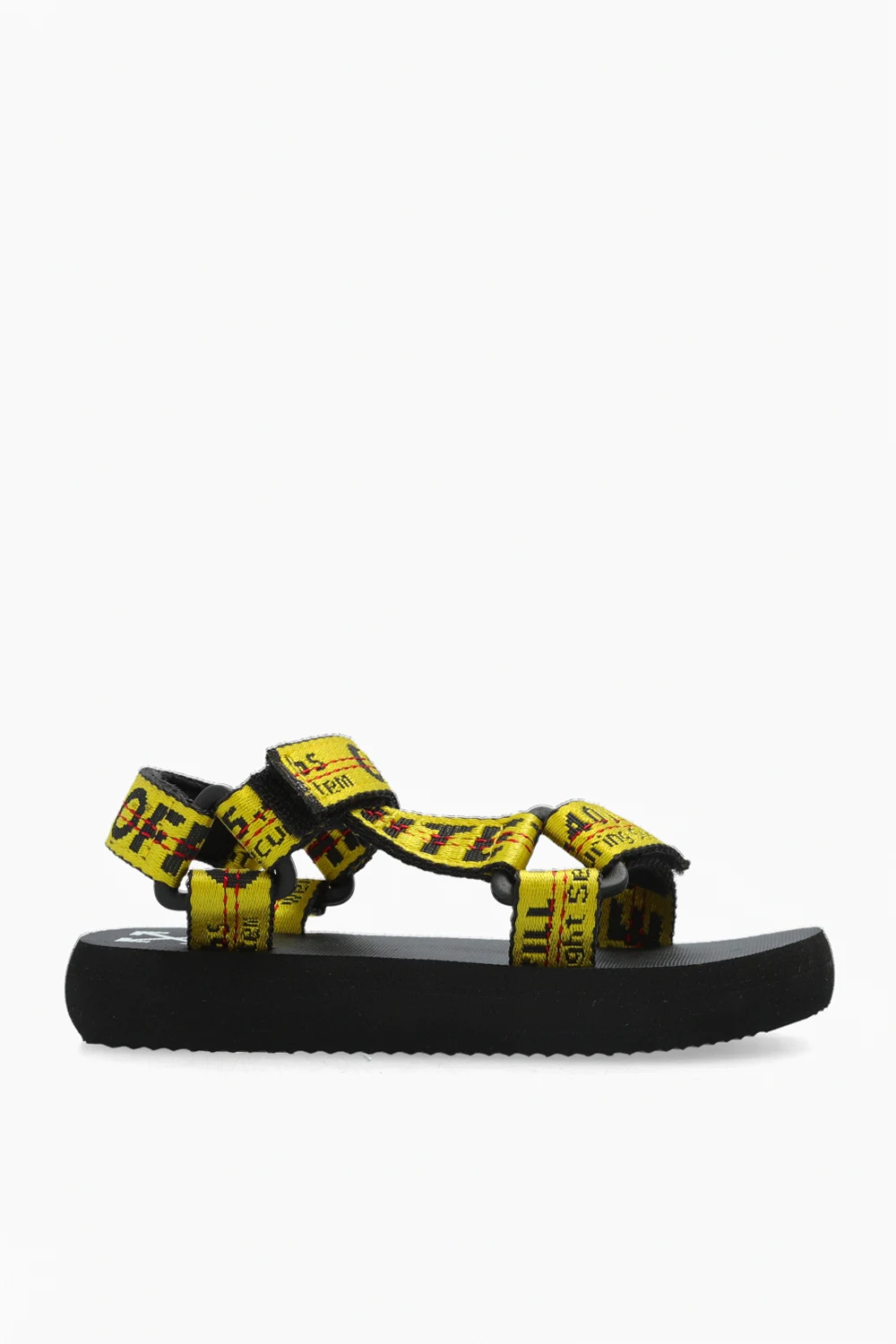 Sandals with logo