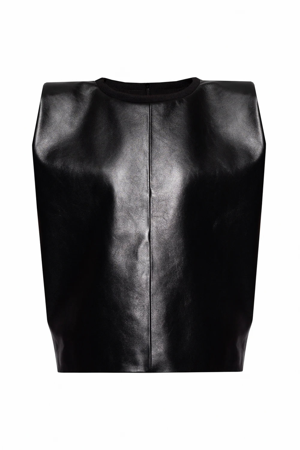 ‘Umayyad’ leather sleeveless top