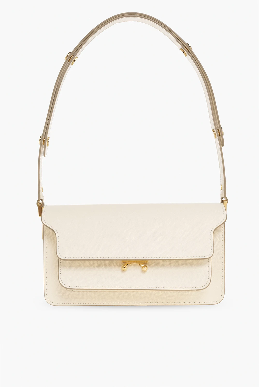 ‘Trunk’ leather shoulder bag