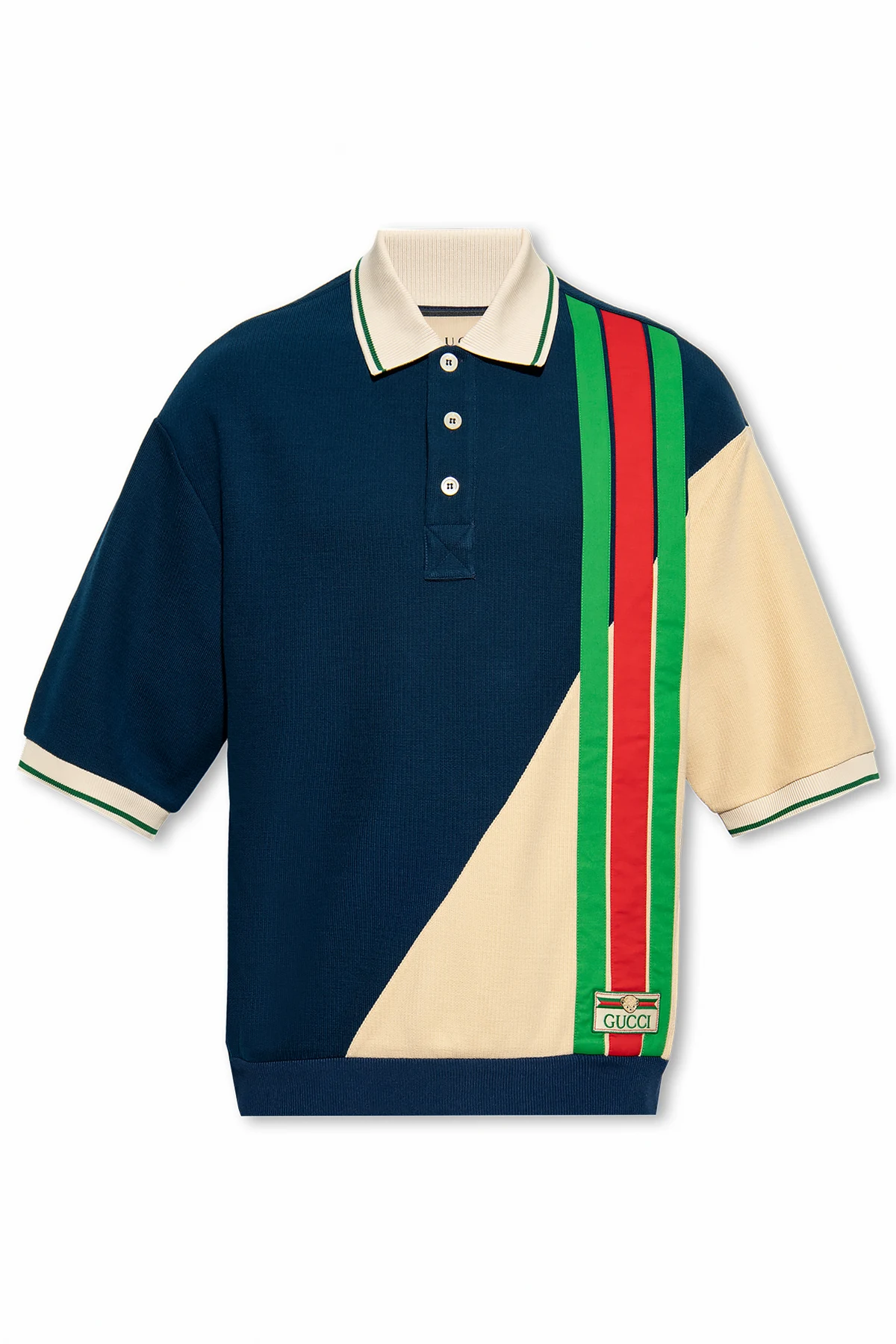 Logo-patched polo shirt