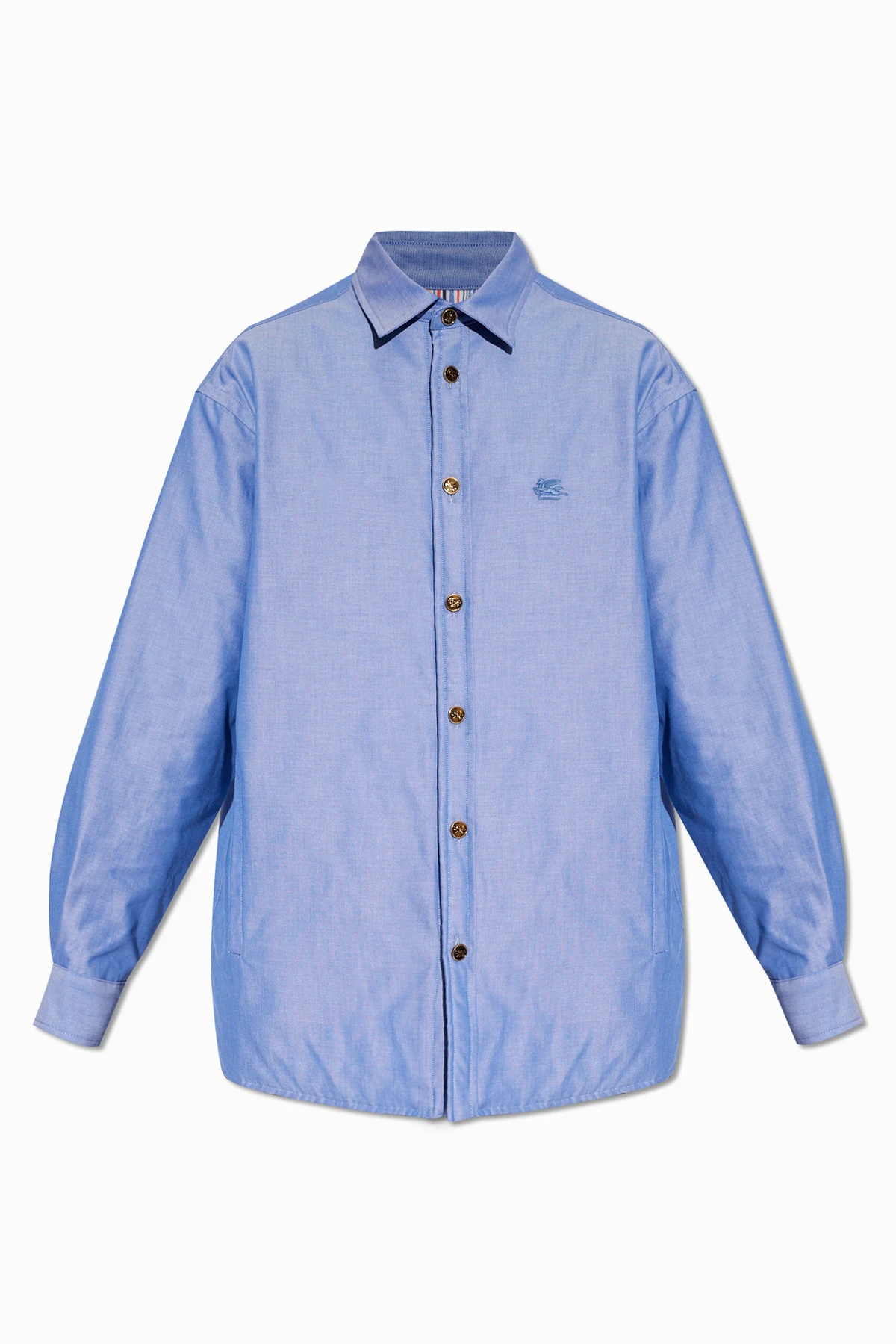 Cotton jacket with logo