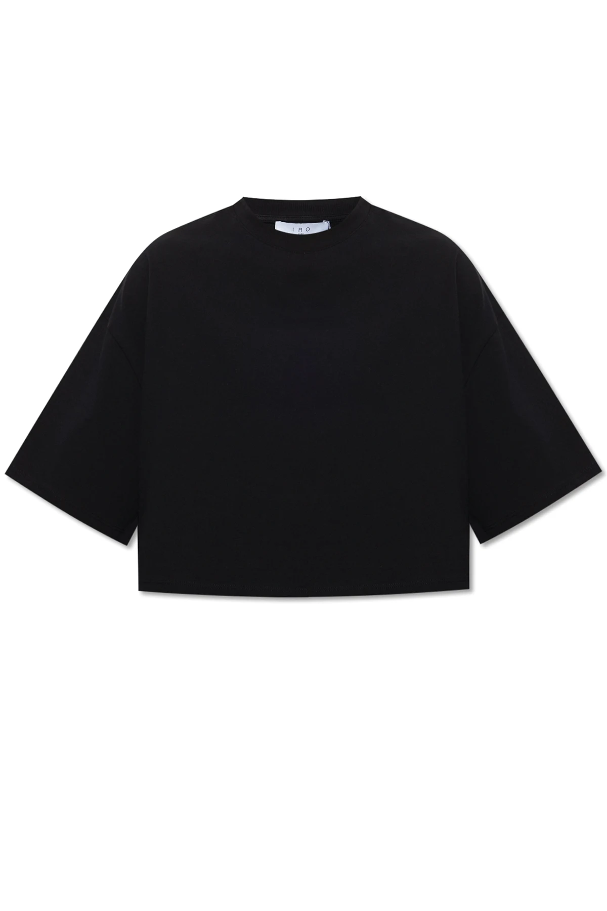 ‘Awinita’ cropped T-shirt with logo