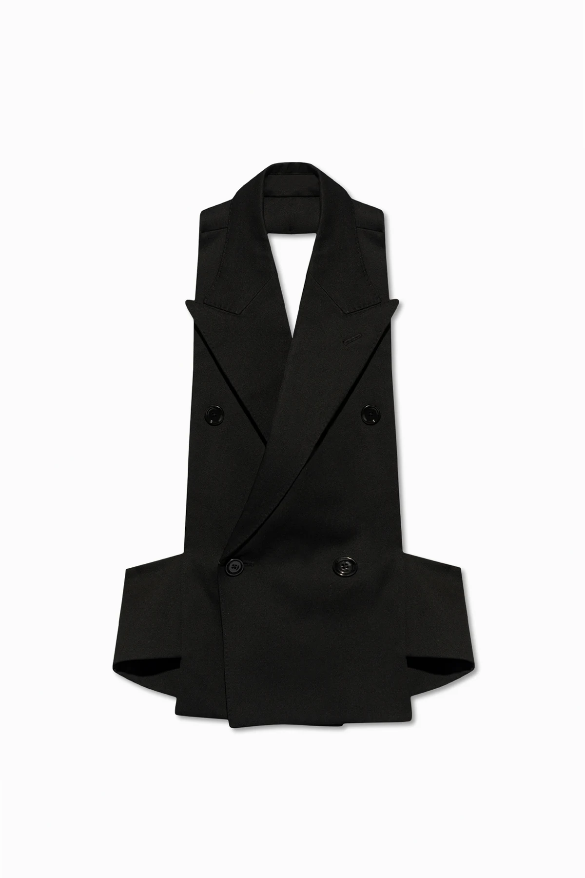 Vest with open back
