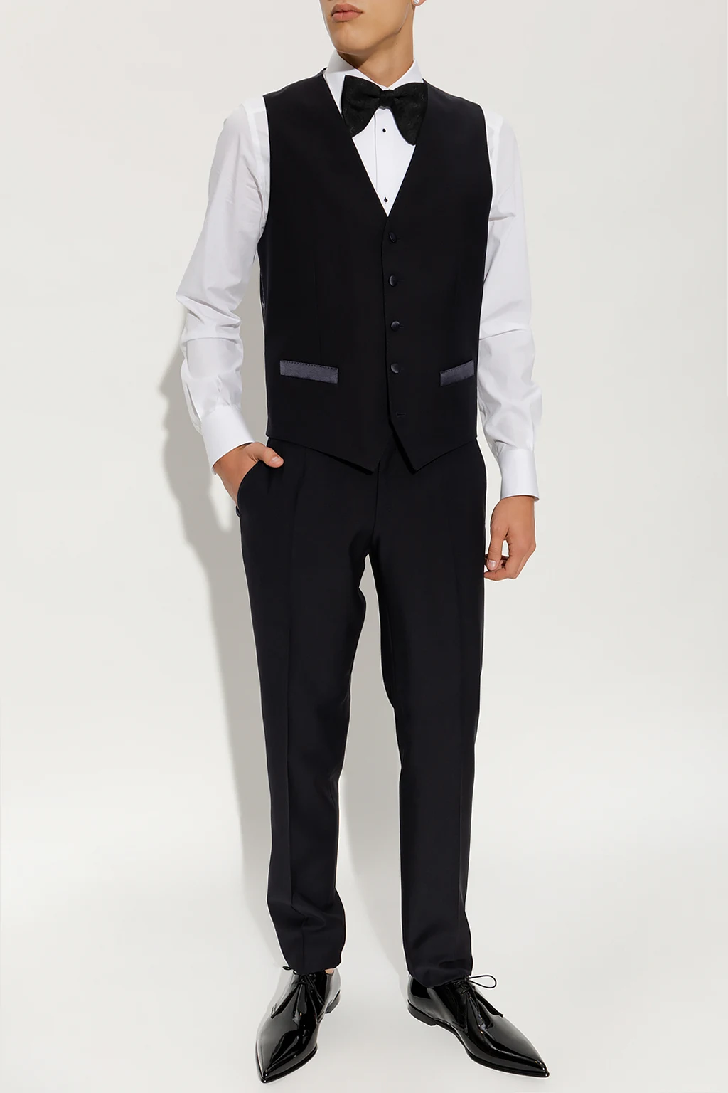 Cotton tuxedo shirt