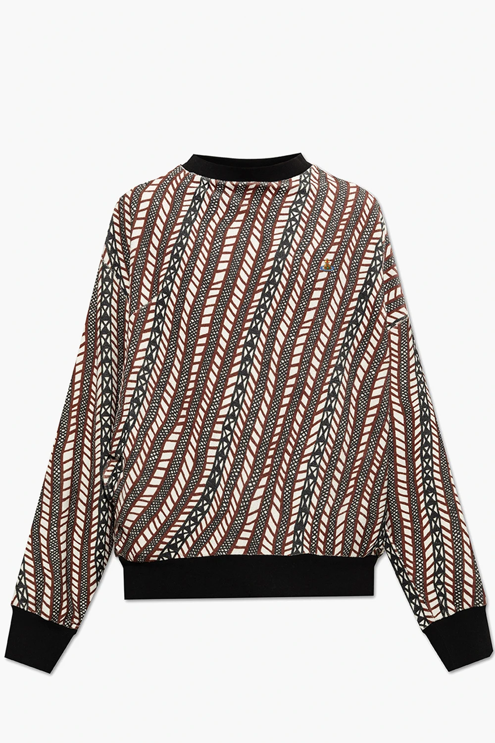 Wzorzysta bluza z bawełny organicznej