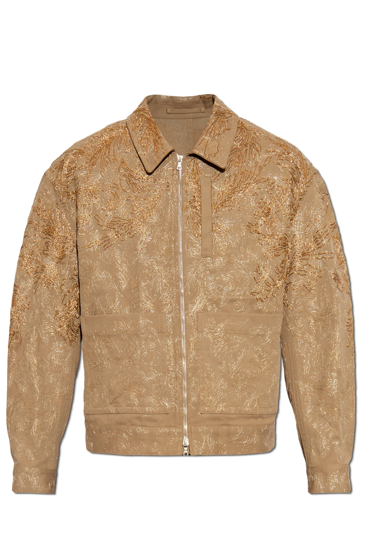 Kurtka z lureksową nicią