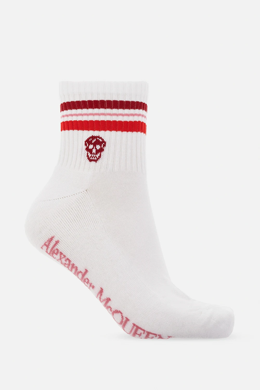 Socks with skull motif
