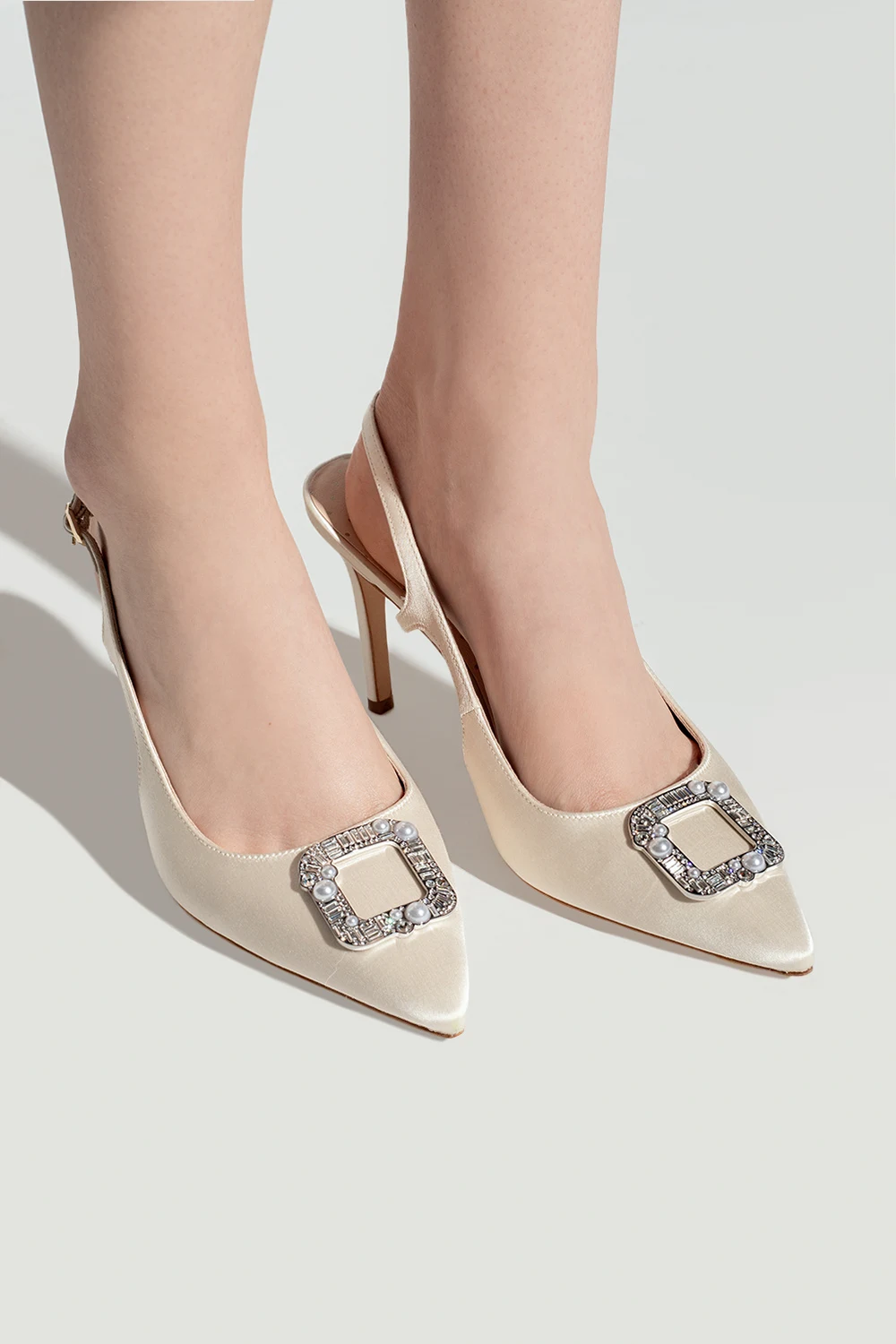 ‘Buckle Up Sling’ pumps