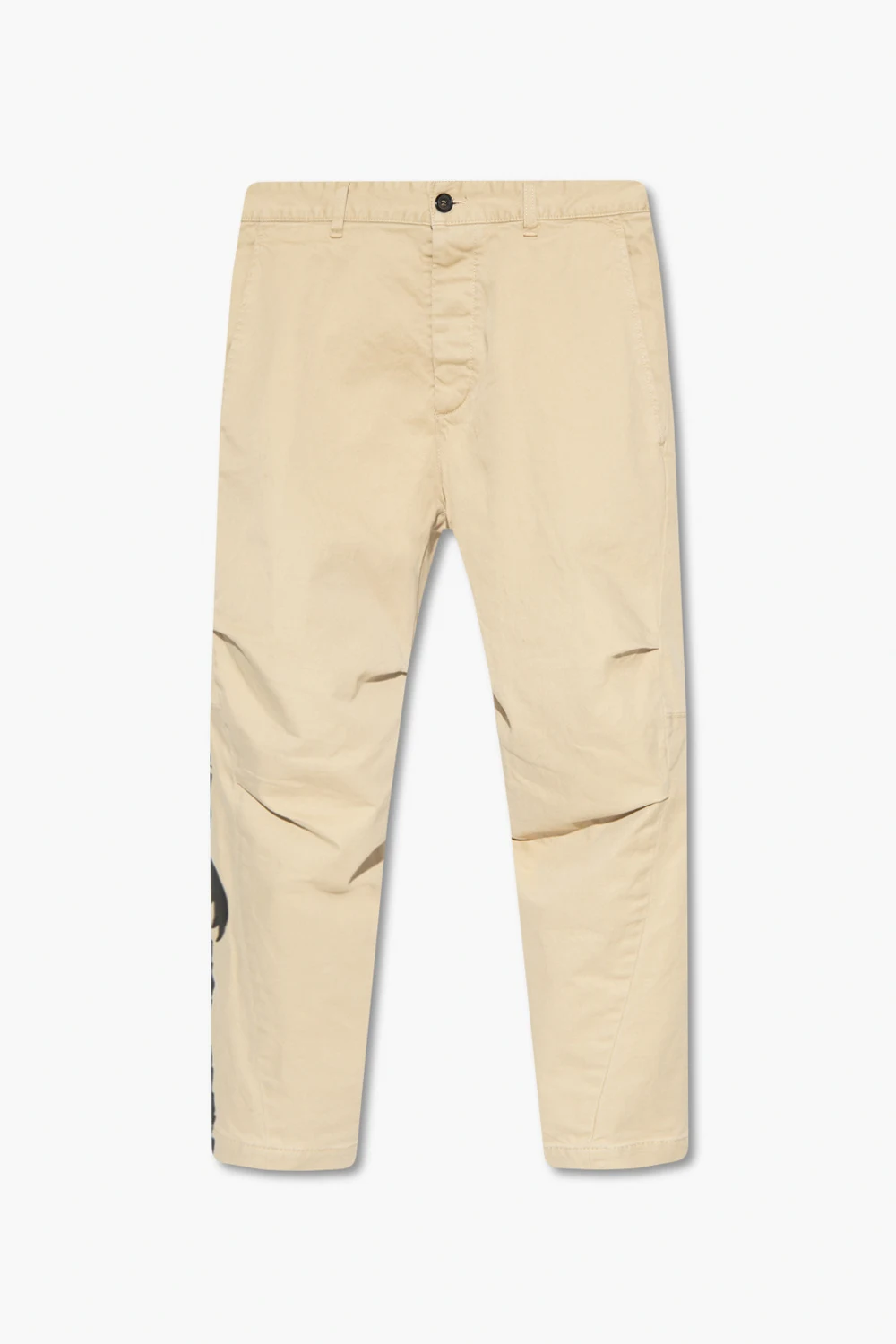 Cotton trousers with logo