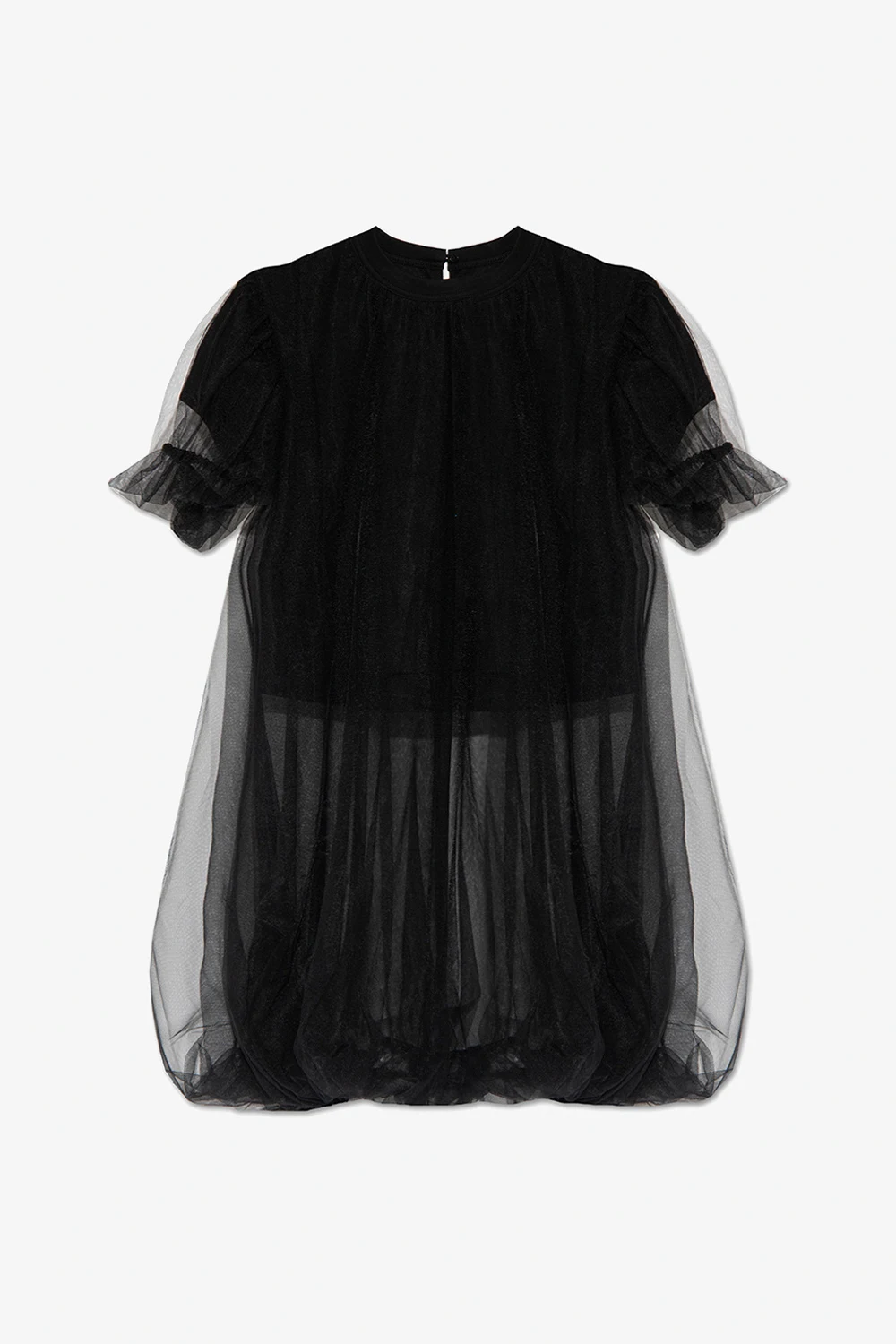 Tulle-trimmed top