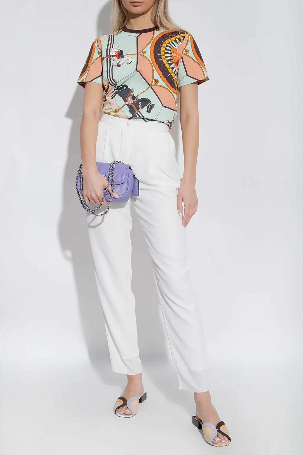Textured trousers