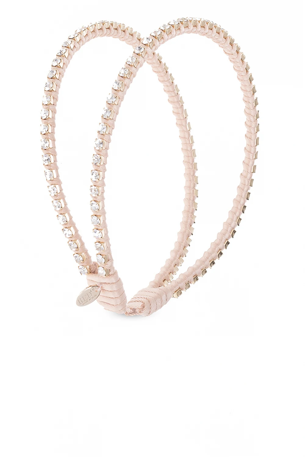 Podwójna opaska z kryształami