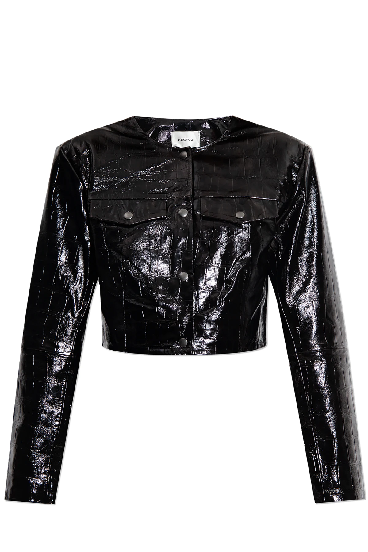 ‘AnafeeGZ’ leather jacket