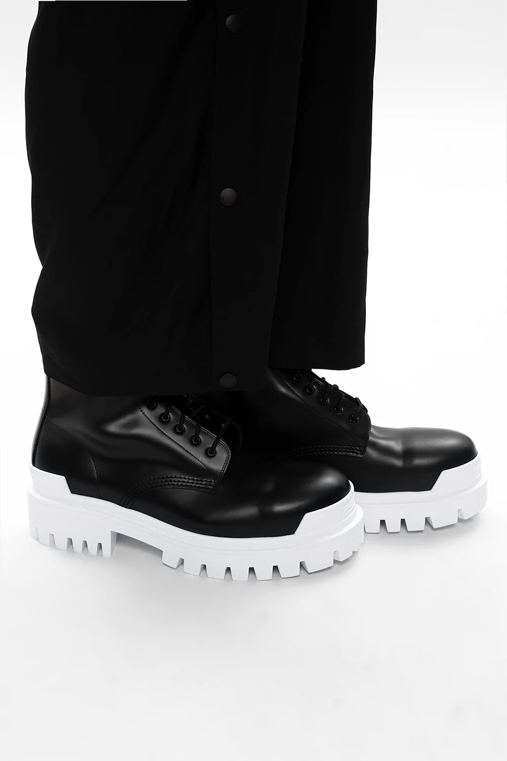 ‘Strike’ platform combat boots