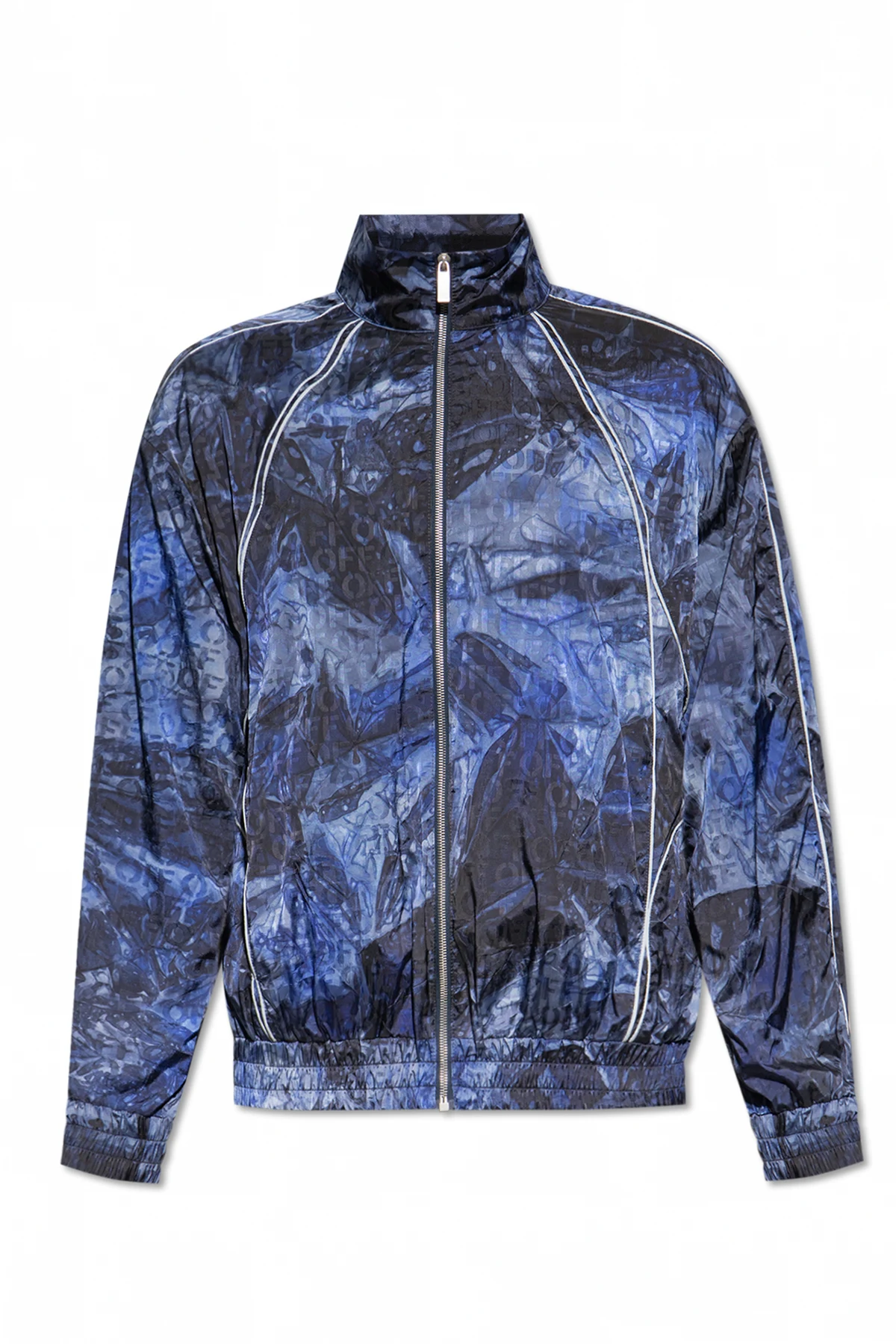 Track jacket with logo