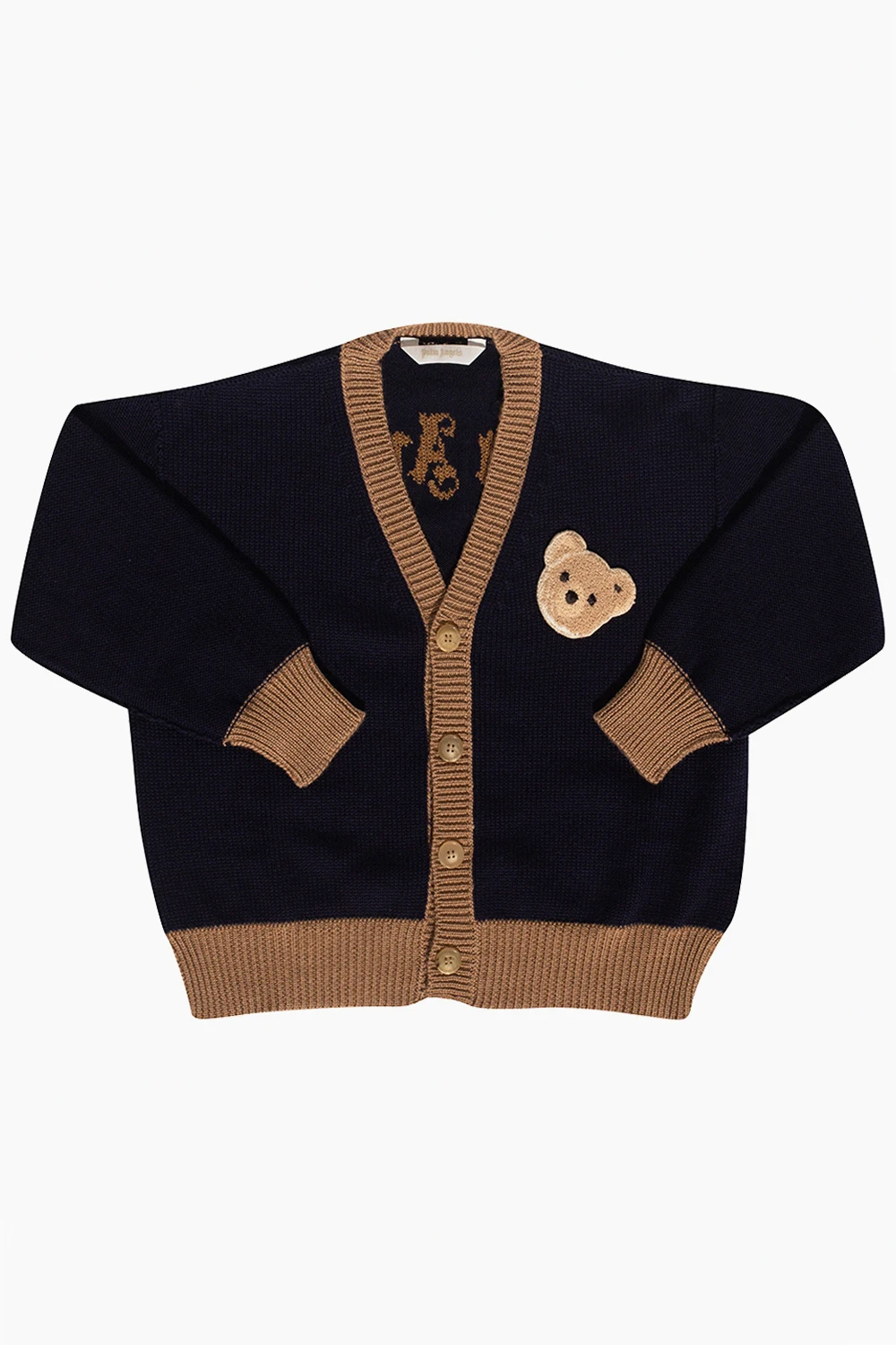 Cardigan with logo