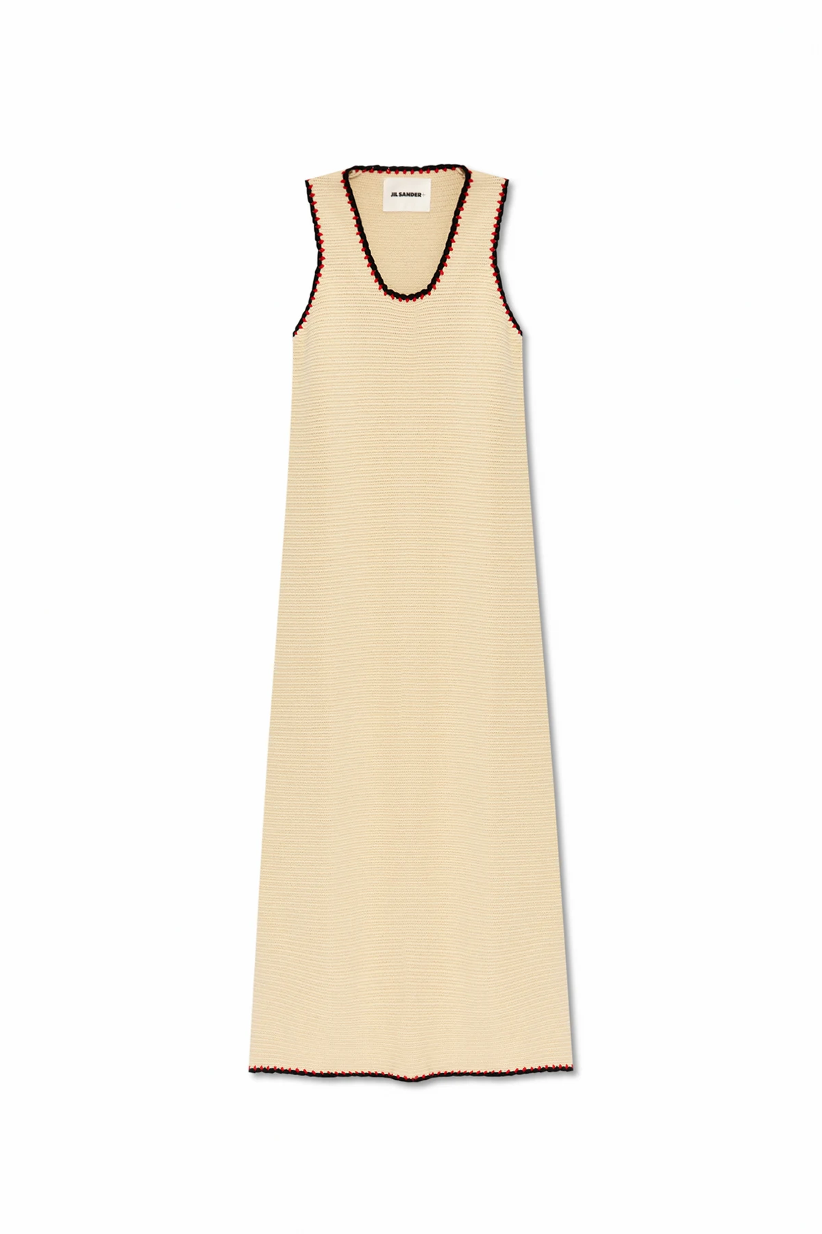 Sleeveless dress in cotton