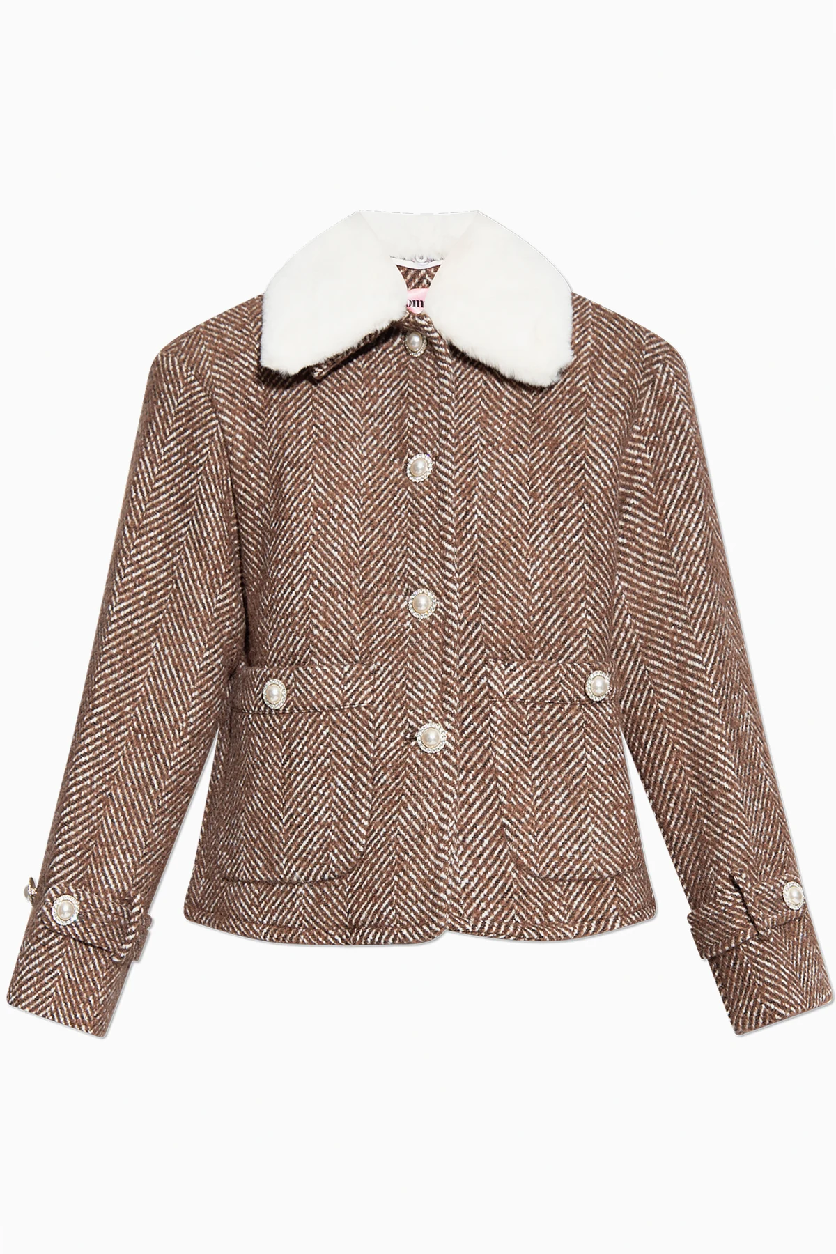 ‘Herta’ jacket with detachable collar