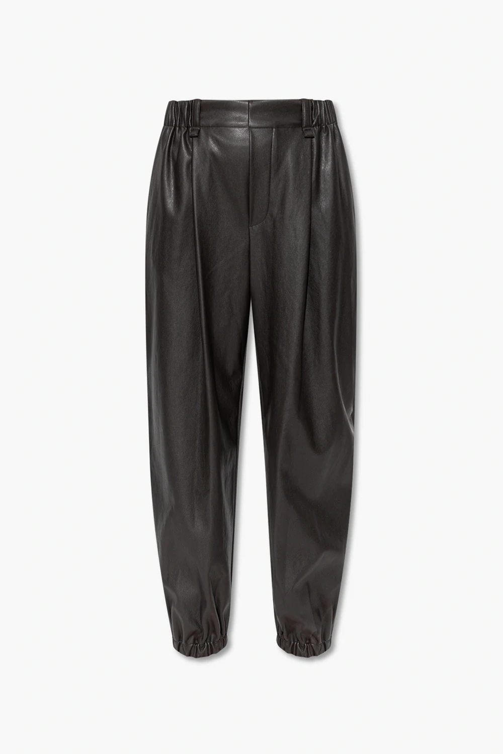 Spodnie z imitacji skóry