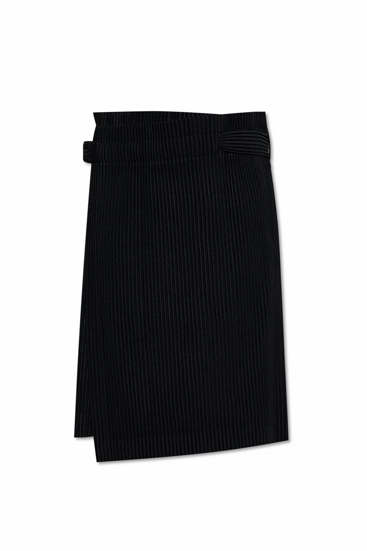 Plisowane szorty z paskiem