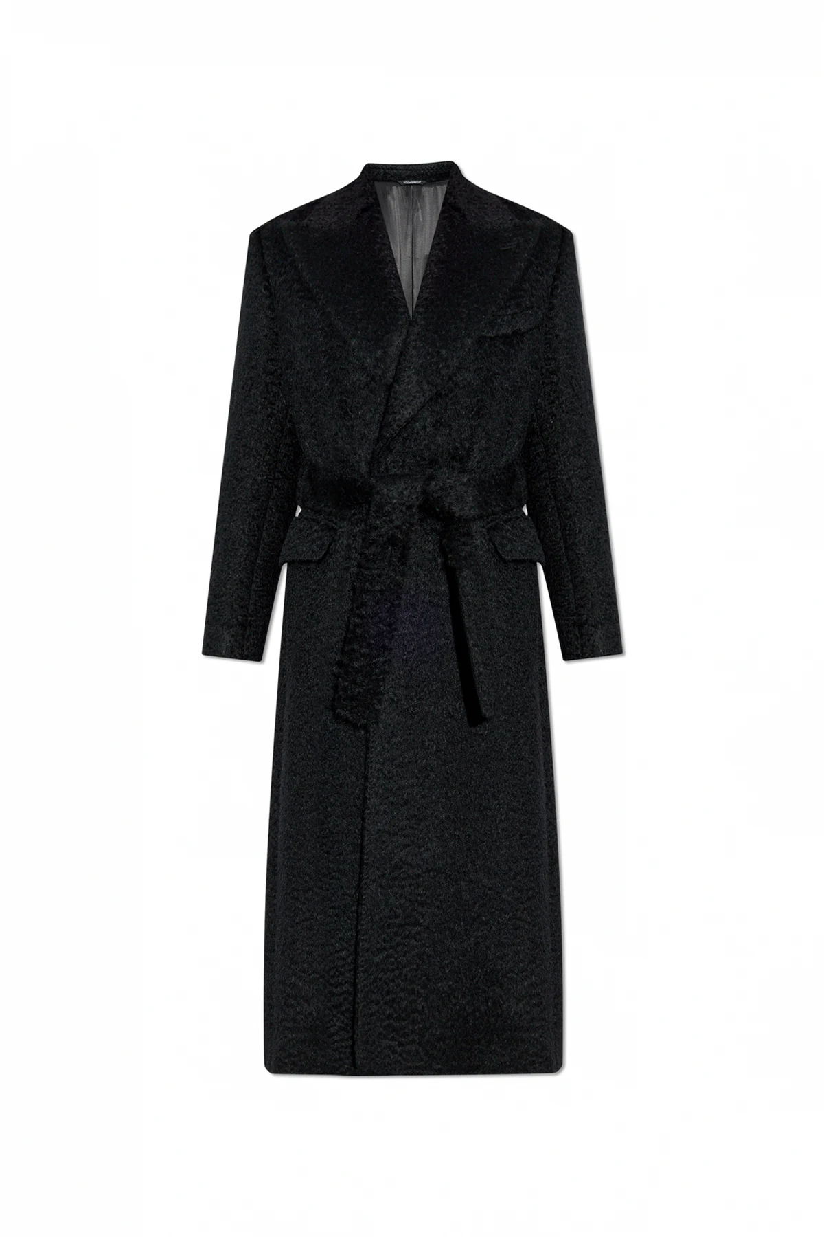 Mantel mit Wollbesatz