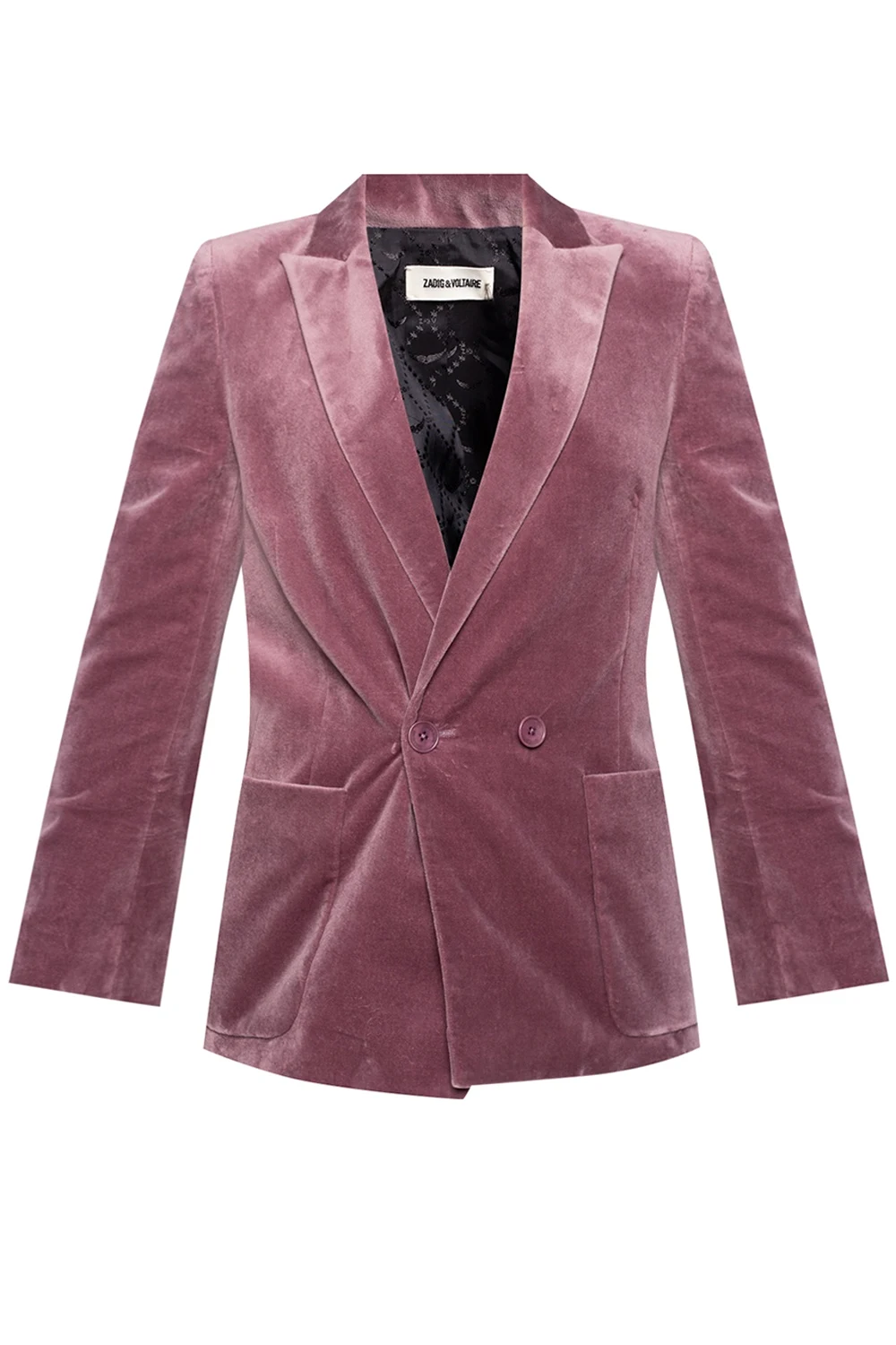 Blazer with peak lapels