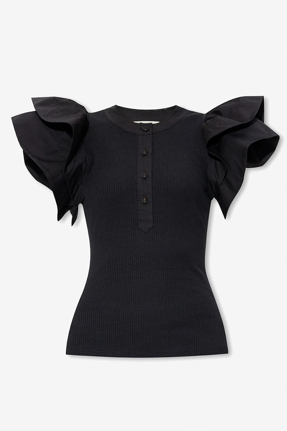 ‘Bonnie’ top with ruffles