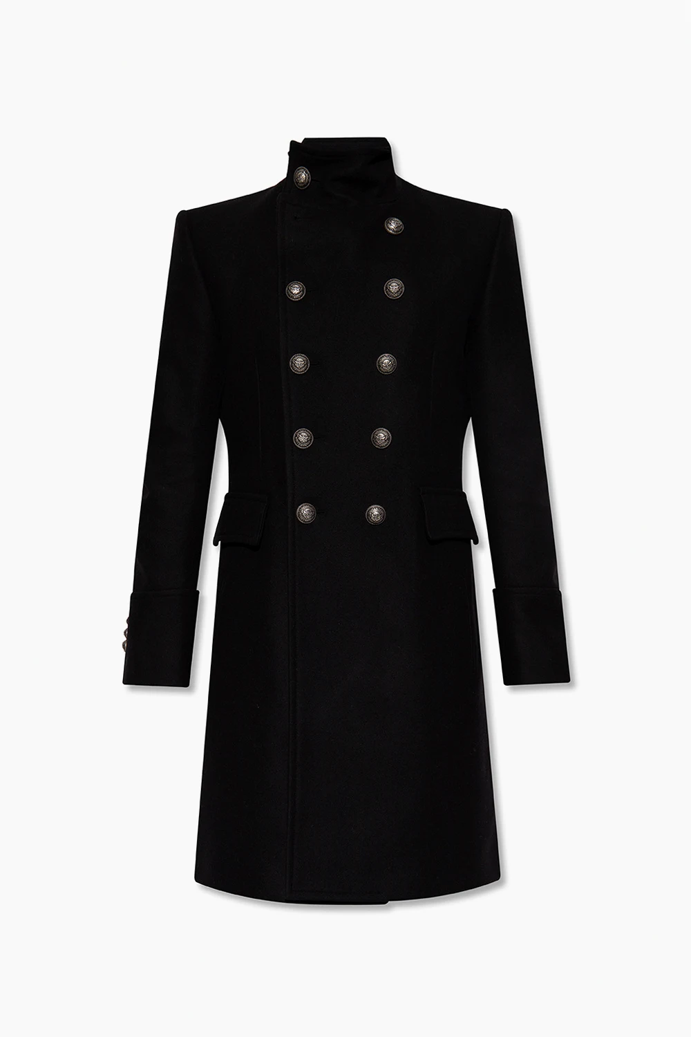 double-breasted coat