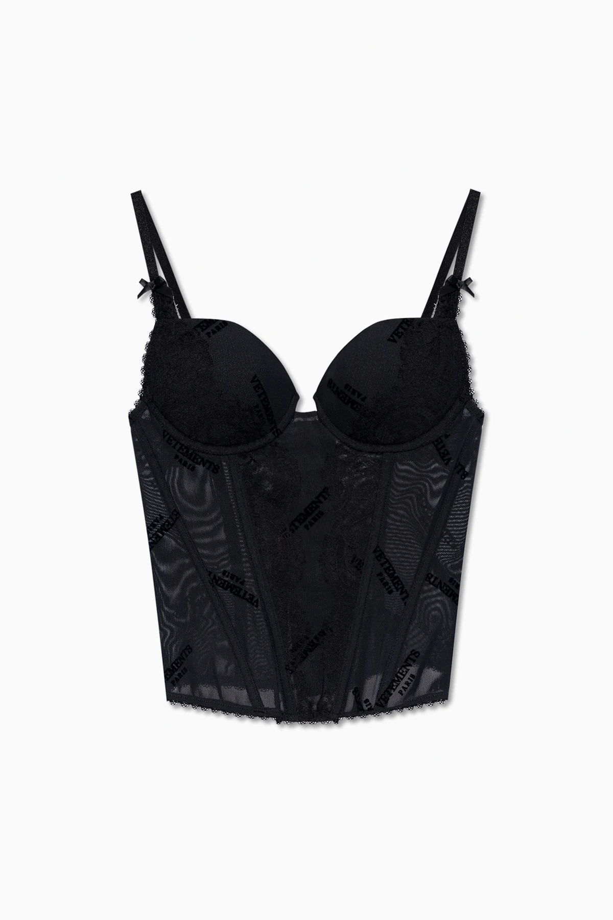 Top gorsetowy z logo