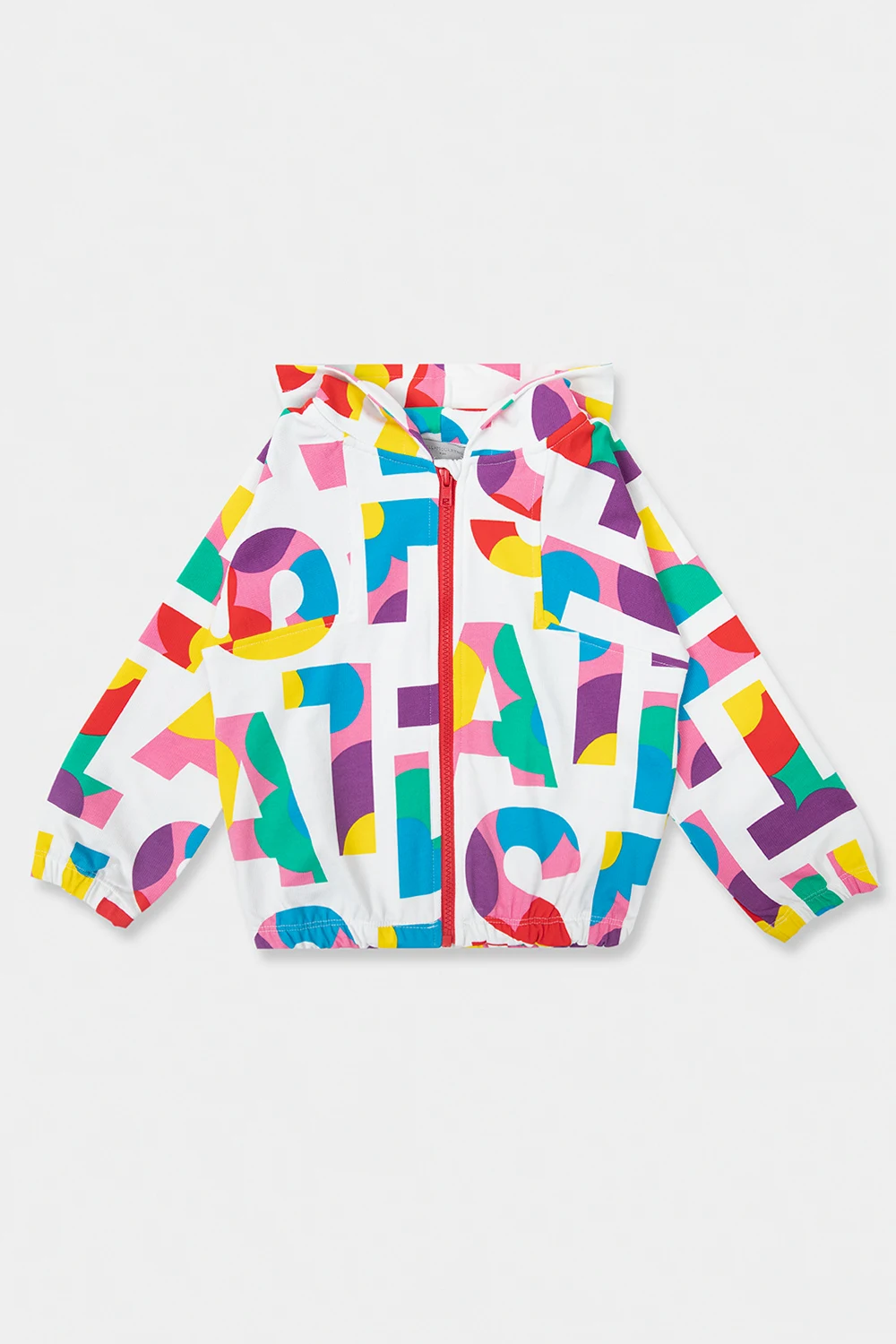 Sweatshirt with geometric pattern