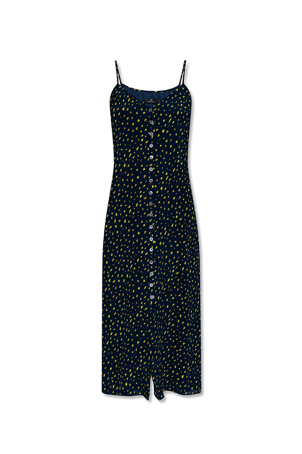 Wzorzysta sukienka na ramiączkach