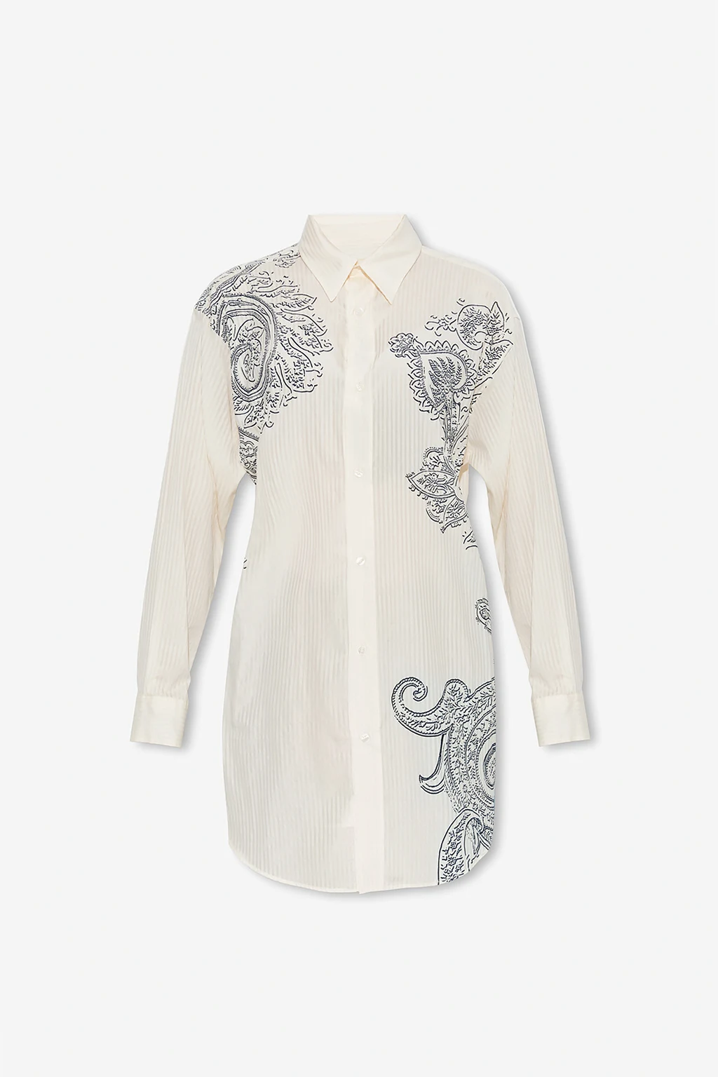 Shirt with paisley motif