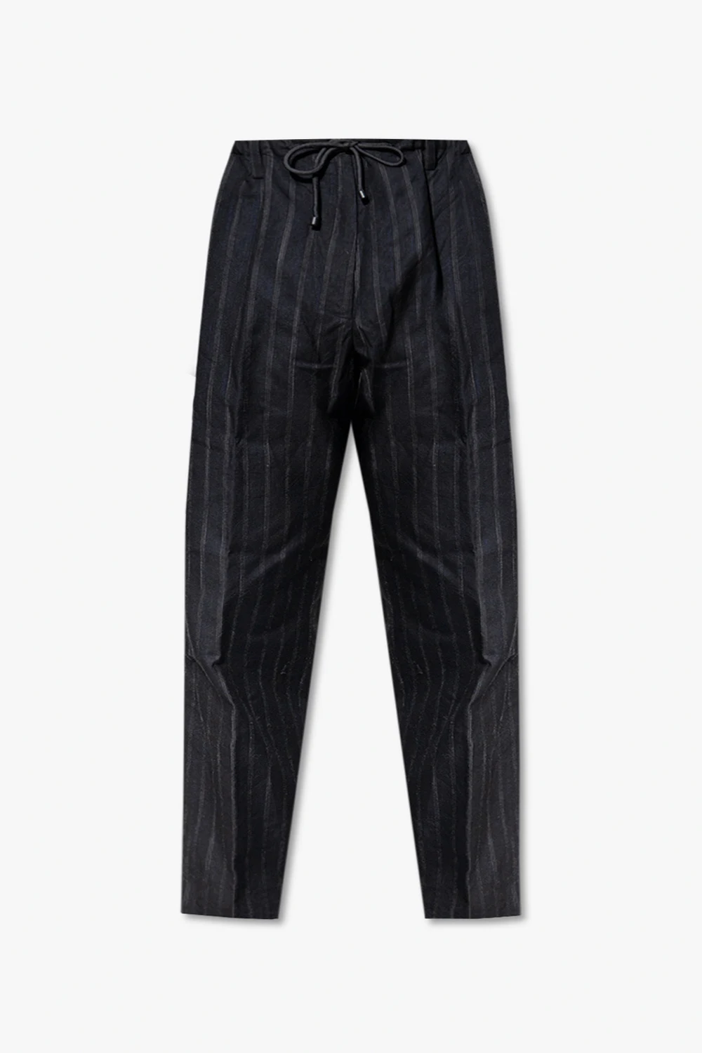 Pinstriped trousers