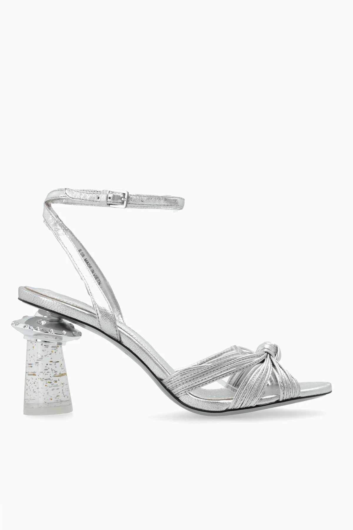 SILVER Heeled sandals