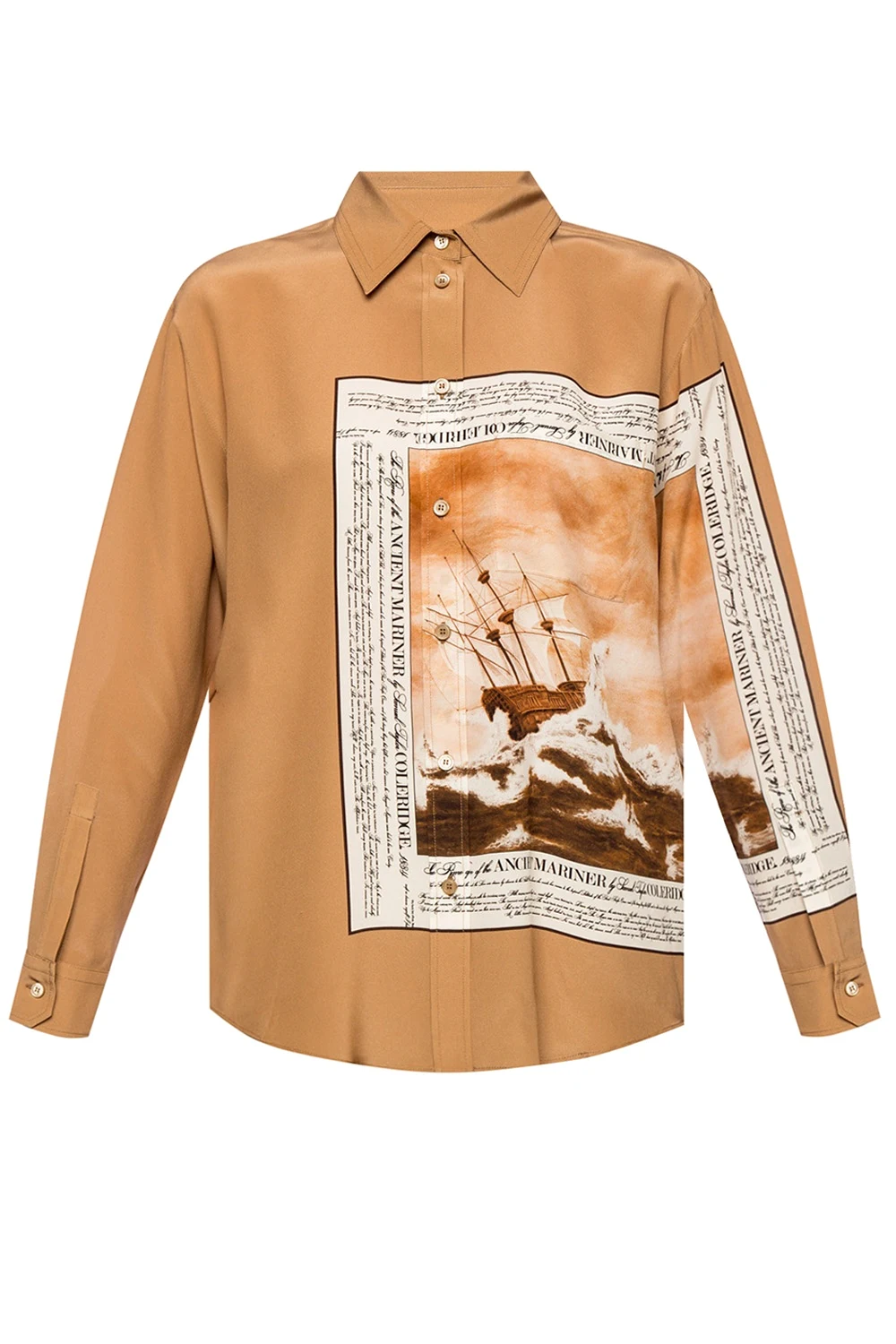 Printed silk shirt