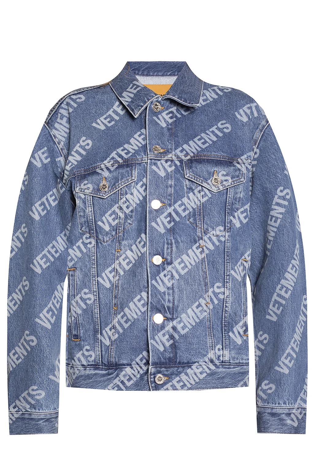 Kurtka jeansowa z logo
