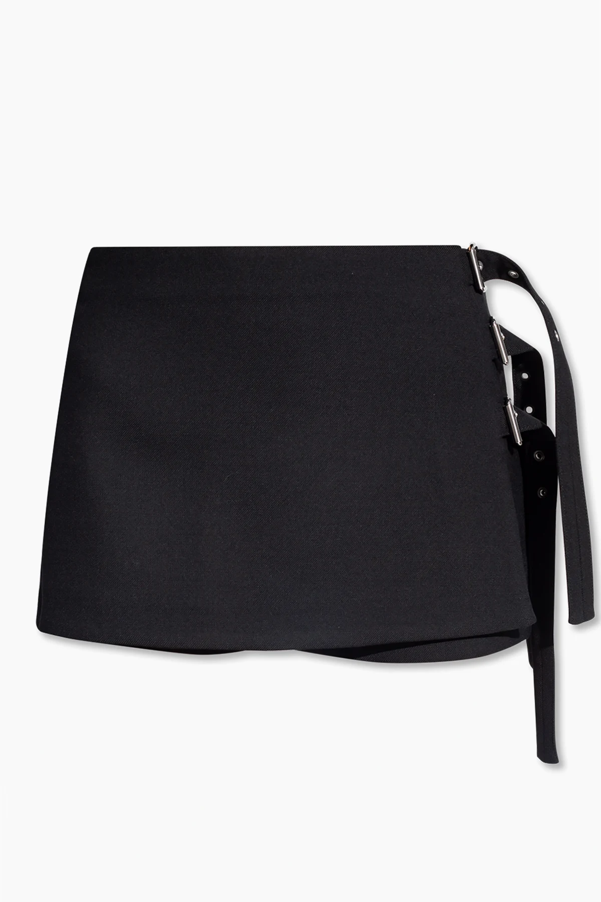 Shorts with skirt panel