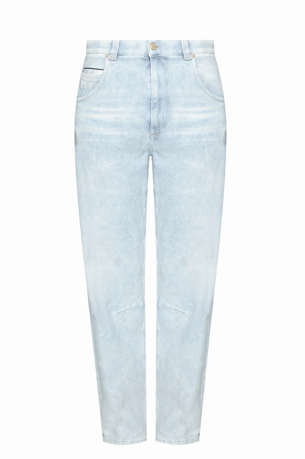 Patched jeans