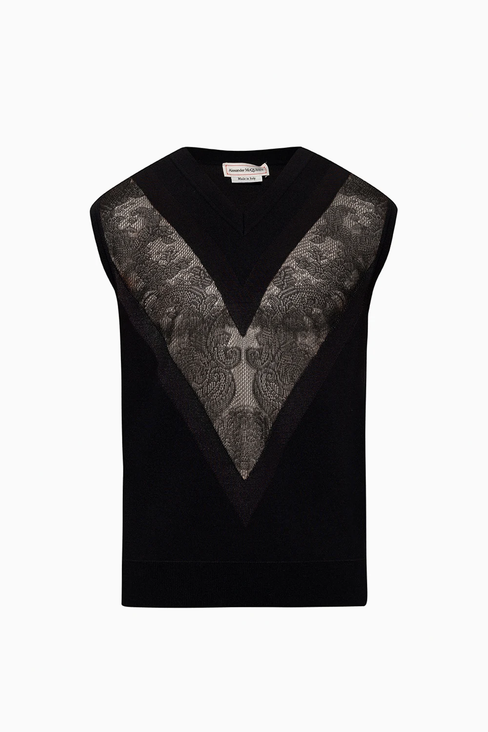 Openwork vest