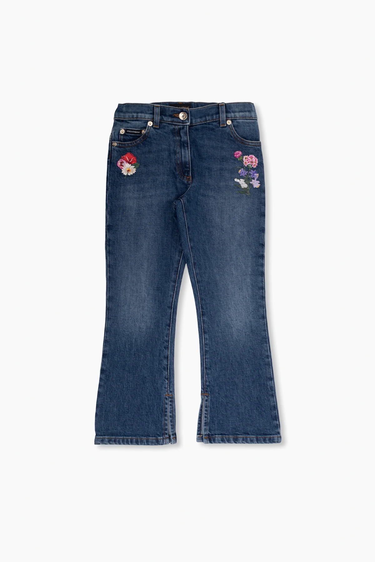 Jeansy z rozszerzanymi nogawkami