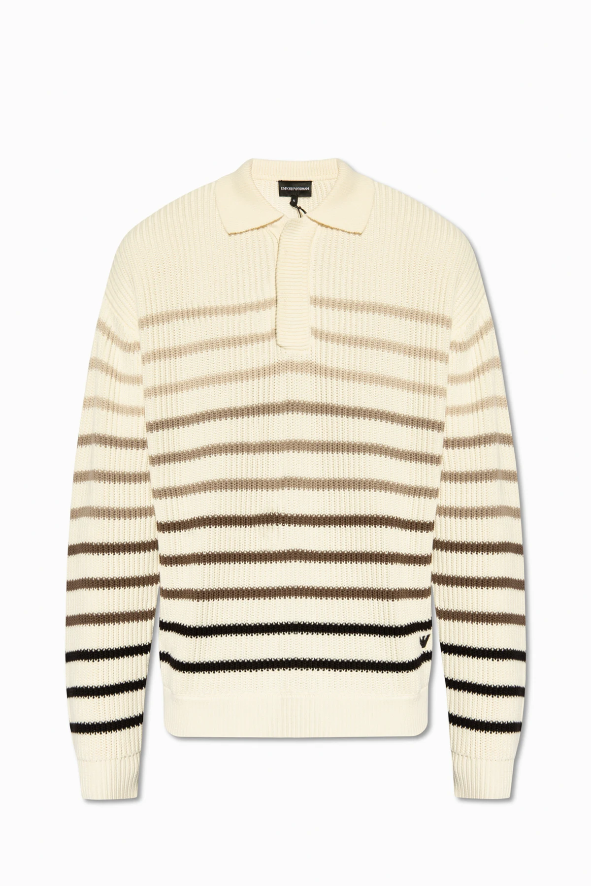 Sweter ze wzorem w pasy