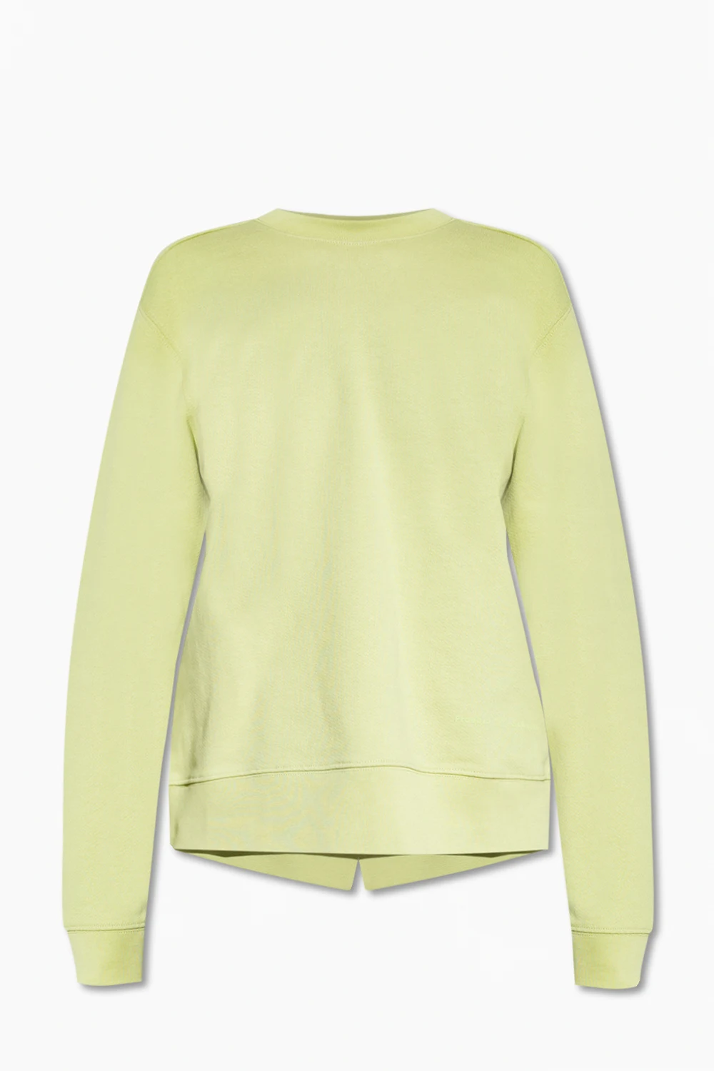 Sweatshirt with back slit