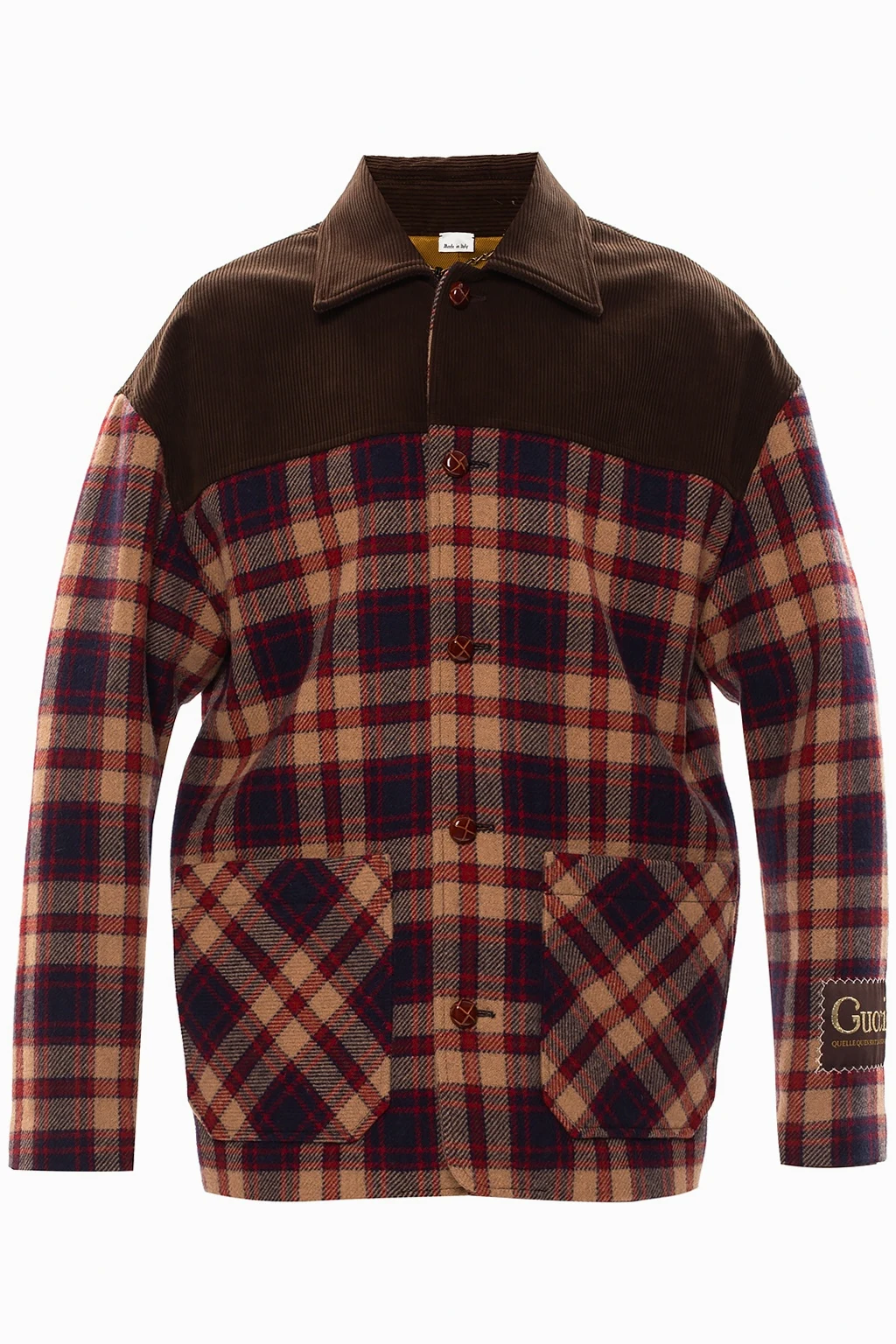 Checked jacket