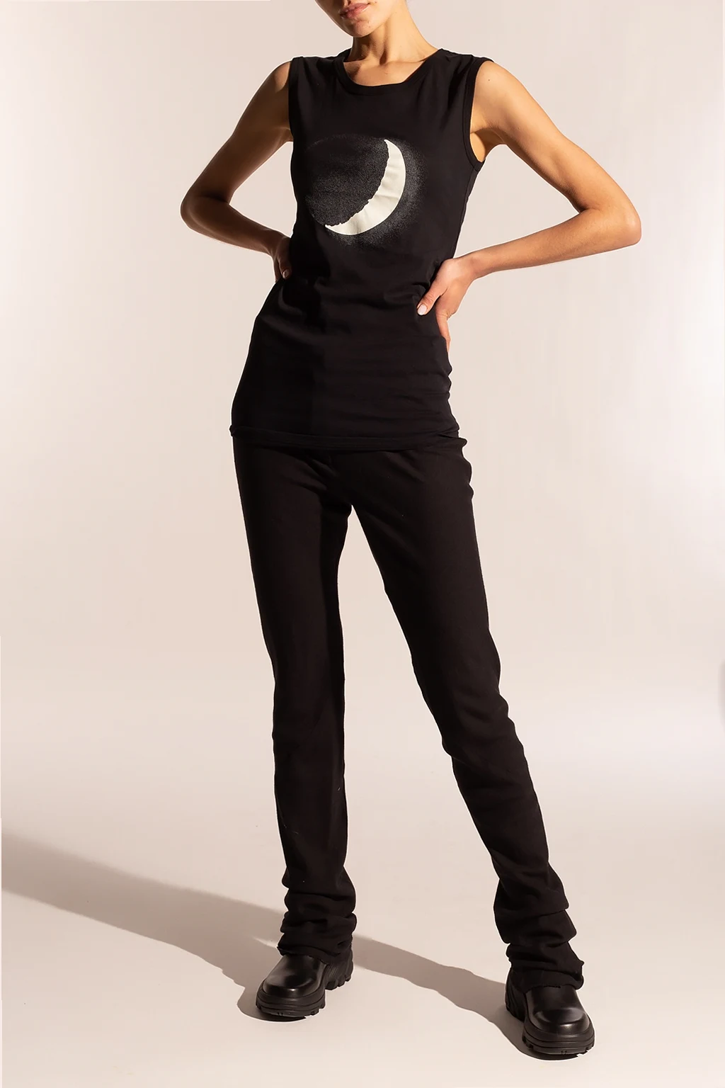 Raw edge trousers