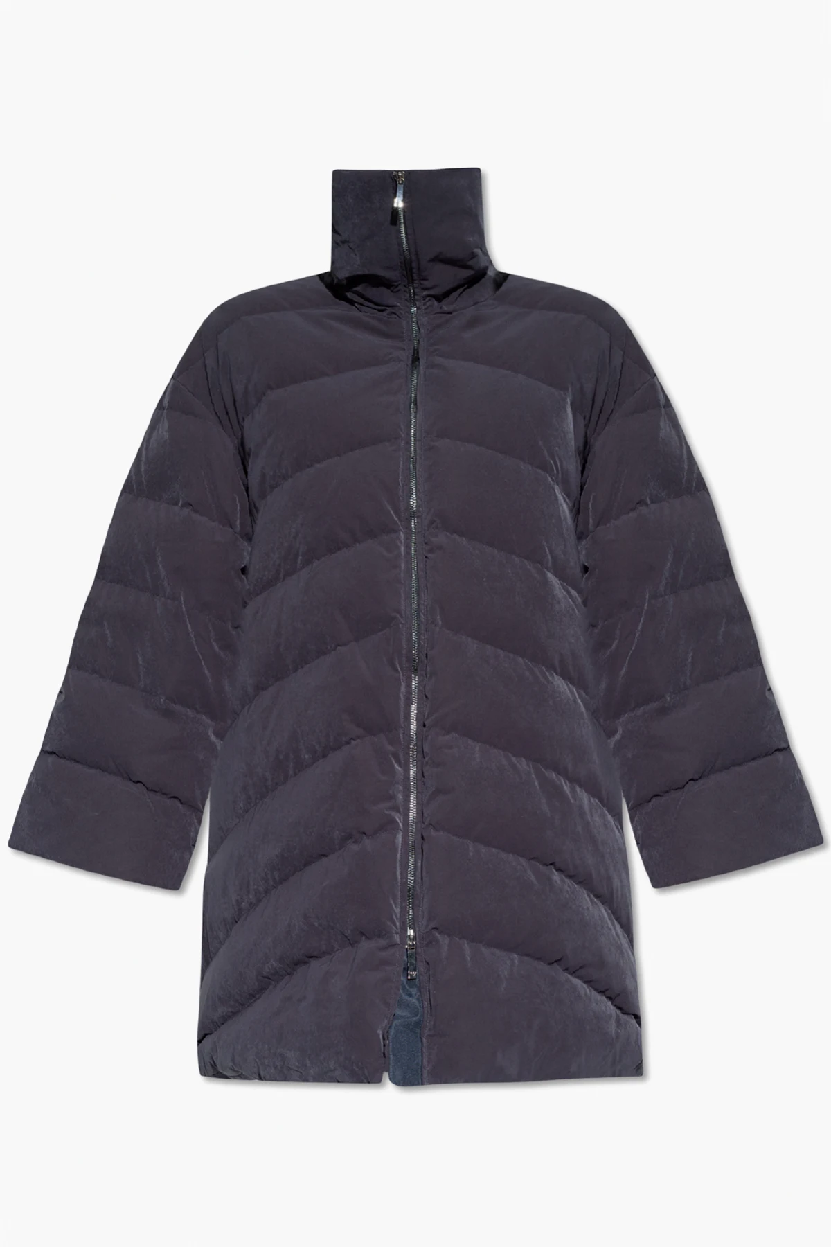 Quilted down jacket